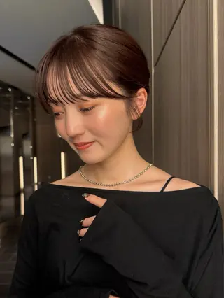 ミディアム 艶髪／レイヤー／ 透明感🎀／MARIのヘアスタイル