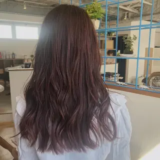 ロング カラー ヘアアレンジ なつき/艶ピンク/ girly hairのヘアスタイル