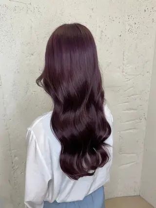 ロング カラー 透明感カラー🎀 ／レイヤー／マツエクのヘアスタイル