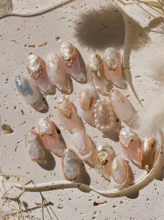 ネイル nuu 栄  /  シェアサロン所属・nuu栄 ユキ / 大人ニュアンスのネイルデザイン