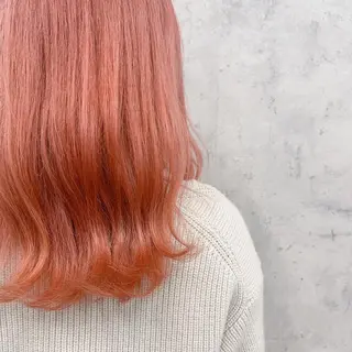 セミロング カラー レイヤー×顔周 り×髪質改善/MIUのヘアスタイル