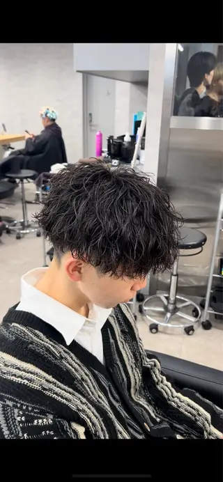 パーマ メンズ イケメン製造機 🔥上原沙羅🔥のヘアスタイル