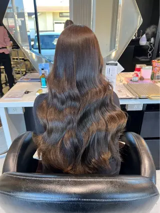 ロング カラー 韓国風顔まわり/ベー ジュ/マツエク♡美咲のマツエク・マツパデザイン