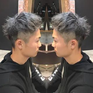 ショート メンズ cecil hair所属・重政 和樹のヘアスタイル