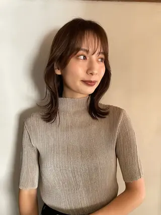 ミディアム カラー 原宿/ケパーマ 🧺ユウマのヘアスタイル