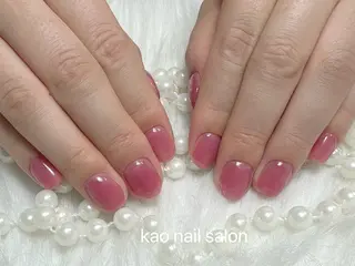 ネイル kao nail マグネット/長さだしのネイルデザイン