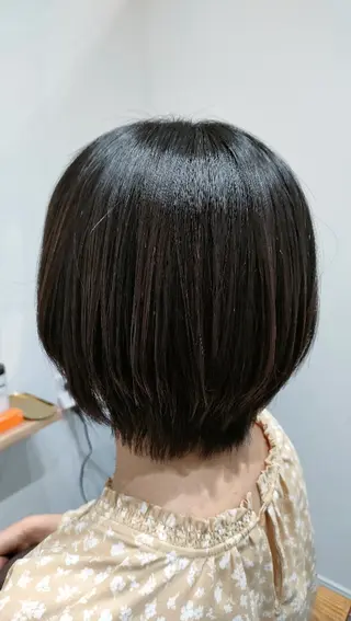 ショート 髪質改善美容室bokuno鳴海店所属・髪質改善/星野久美子 /撮影モデル募集のヘアスタイル