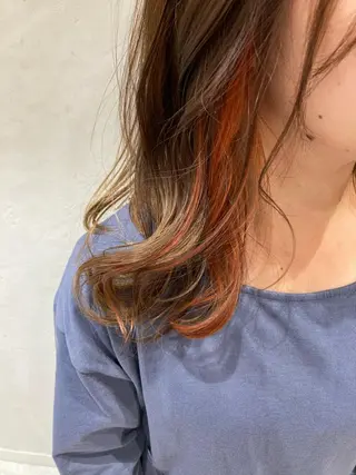 カラー nono/パーマ /顔まわりカット🐈のヘアスタイル