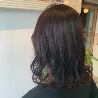 ミディアム カラー ヘアアレンジ 山崎 澪 レイヤーカット/大宮のヘアスタイル