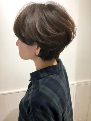 ショート カラー パーマ 小幡永吉 ✨ショート✨韓国✨のヘアスタイル