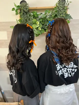 ロング ヘアアレンジ ヘアセット/卒業式 袴着付け✨清水玲歌のヘアスタイル