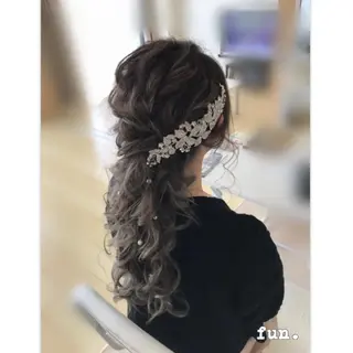 ロング ヘアアレンジ fun./ヘアセット /エクステ/着付のその他イメージ