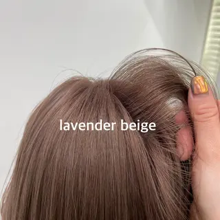 セミロング 暖色カラー推し/ トヤエリコのヘアスタイル