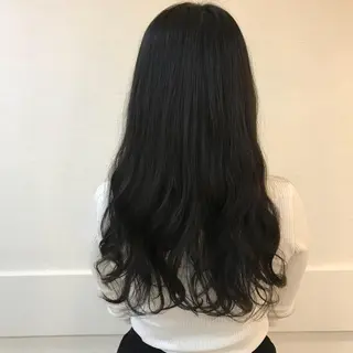 ロング ハイライト✖️ 暗髪🤎Nahoのヘアスタイル