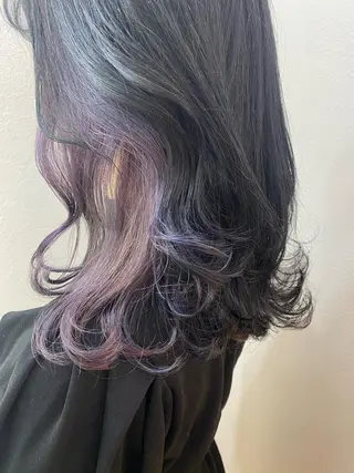 ミディアム カラー ウルフ🐺/ボブ ハイトーン🌈/増田のヘアスタイル