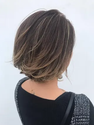 ミディアム カラー メンズ R WORK OF ART所属・茂木 良太のヘアスタイル