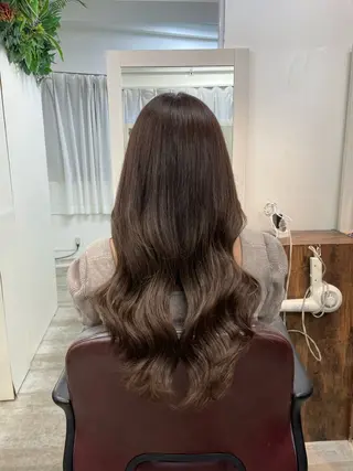 ロング カラー 韓国ヘア🤍髪質改善 🇰🇷AKANEのヘアスタイル