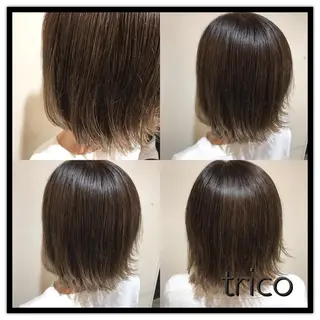 ミディアム カラー 似合わせ/ブリーチ カラー.岡田友仁のヘアスタイル