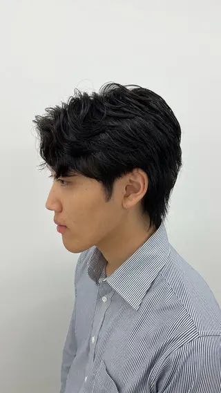 ショート パーマ メンズ 🏆メンズヘア特化 🥇代表りんぺーのヘアスタイル