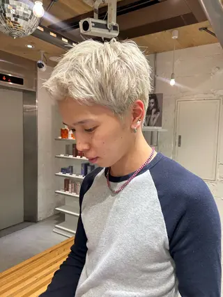 ショート ハイトーン/ブリーチ 🧁soraのヘアスタイル