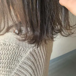 ミディアム カラー chouette/ 根本優希のヘアスタイル
