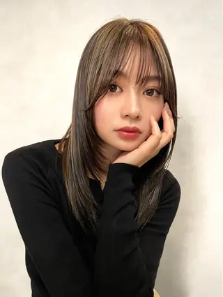 ロング ユズキ/似合わせ カット♡透明感カラーのヘアスタイル