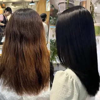 ロング カラー 艶カラー 🤍🫧/makoのヘアスタイル