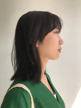 ミディアム les baladins du miroir所属・🍃YURI 🍃のヘアスタイル