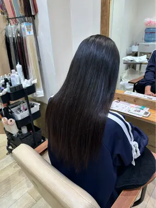 ロング SOU/エクステ /ダブルカラーのヘアスタイル