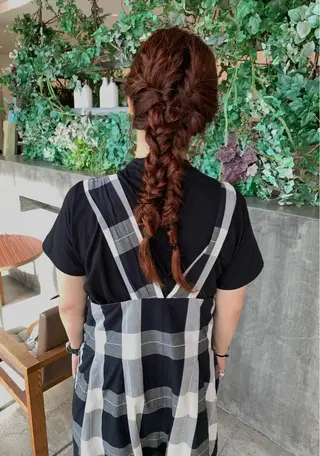 ヘアアレンジ 田中 亜沙美のヘアスタイル