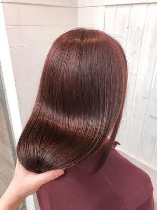 ロング カラー ヘアアレンジ JURI🤎 ワンカールレイヤーのヘアスタイル