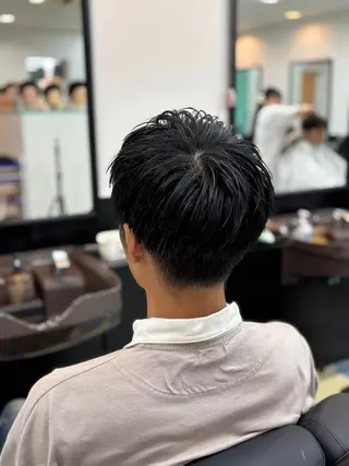 メンズ バーバーつるまき所属・あおき ゆうかのヘアスタイル