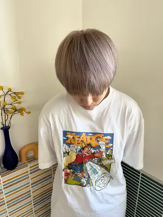 ミディアム カラー 🩷ハイトーン透明感 レイヤー🩷ユリカのヘアスタイル