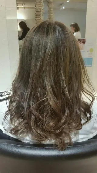 ミディアム セミロング ロング カラー ヘアアレンジ 【髪質改善美容師】t occa茨木篠原健太のヘアスタイル