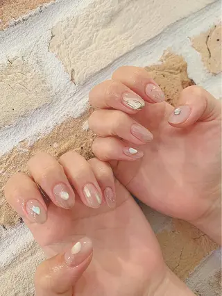 カラー パーマ ヘアアレンジ キッズ ネイル マツエク・マツパ feey ⁑erinaのネイルデザイン