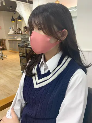 セミロング カラー パーマ ヘアアレンジ メンズ キッズ ネイル マツエク・マツパ 似合わせレイヤー 🌿JUNのヘアスタイル