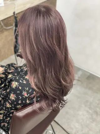 ロング 🌟髪質改善ケアカラ ー美髪縮毛矯正y🌟のヘアスタイル