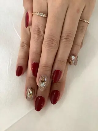 ネイル 💎🐰 saki. m 🐰💎のネイルデザイン