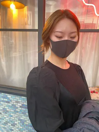 ショート カラー MR.GOOD MORNINGフジイのヘアスタイル