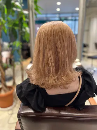 ミディアム 韓国風レイヤー ∕ 大隣 里桜のヘアスタイル