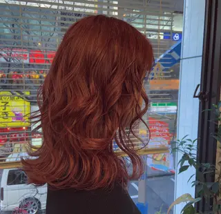 セミロング 韓国ヘア🇰🇷 YURIYAのヘアスタイル