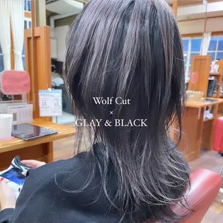 セミロング カラー TJ天気予報 豊田 /松岡さくらのヘアスタイル