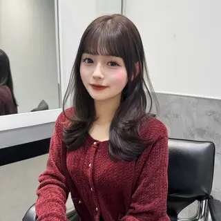 セミロング カラー GO TODAY 原宿Verno店所属・韓国系支持率No.1 レイヤー特化/きょうのヘアスタイル
