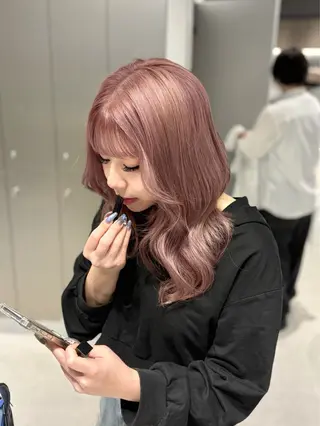ロング カラー ユウカ 千葉駅 @lei_yuukaのヘアスタイル