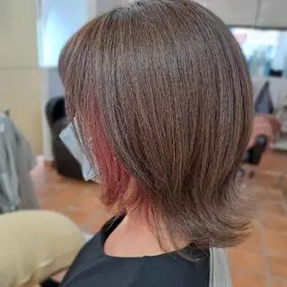 ミディアム カラー 💜𝑳𝑼𝑵𝑨 🌻母良田愛美🌻のヘアスタイル