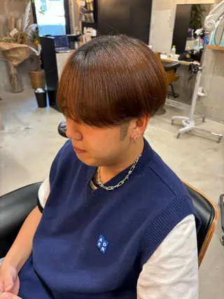 ショート Nozomu/地毛風 ストレート/パーマのヘアスタイル