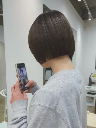 ショート fithue ボブ〻kotonoのヘアスタイル