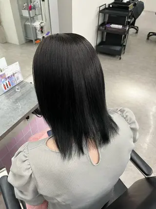 ミディアム 奥野碧🌈艶髪 /ダメージレスカラーのヘアスタイル