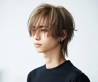 メンズ ルートプラス所属・‪✂︎‬TAIKI‪ パーマ/ハイライトのヘアスタイル