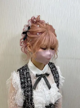 ロング ベルグロー所属・ベルグローヘアセット 🤍まりこのヘアスタイル